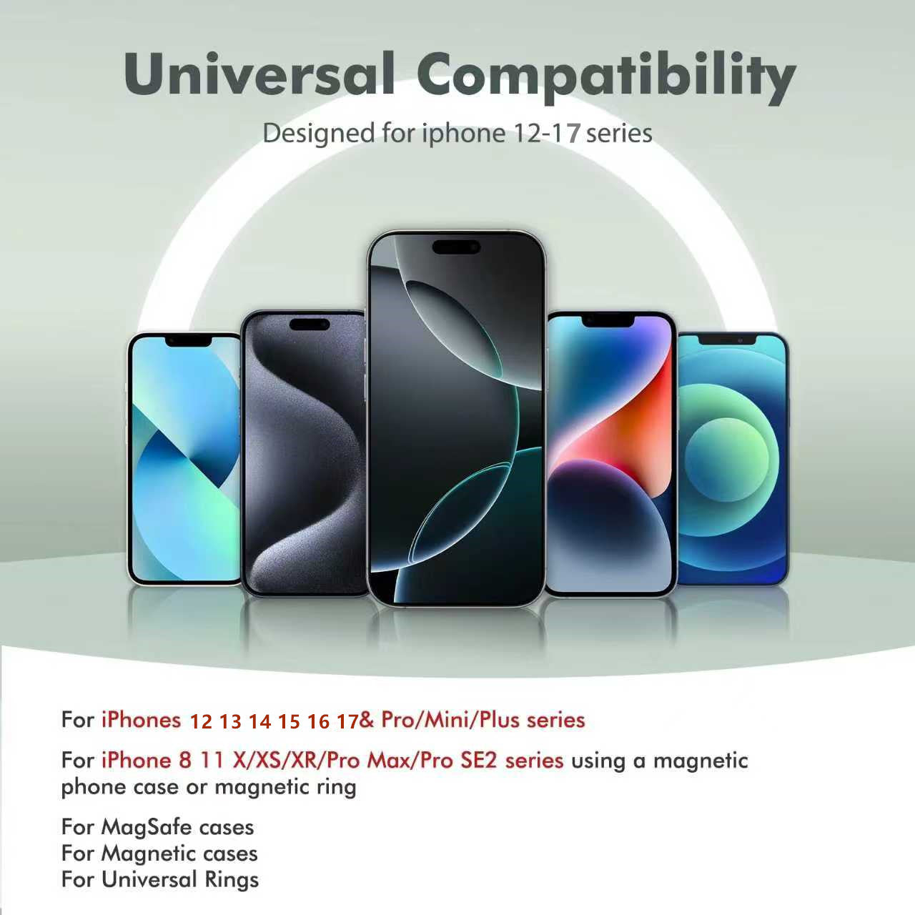 Portable Magnetic Wireless Power Bank,10000Mah 22.5W,2 in 1 Power Bank with LED Power Display, Suitable for Outdoor Emergency Backup Power Bank, Compatible with Iphone and above Series